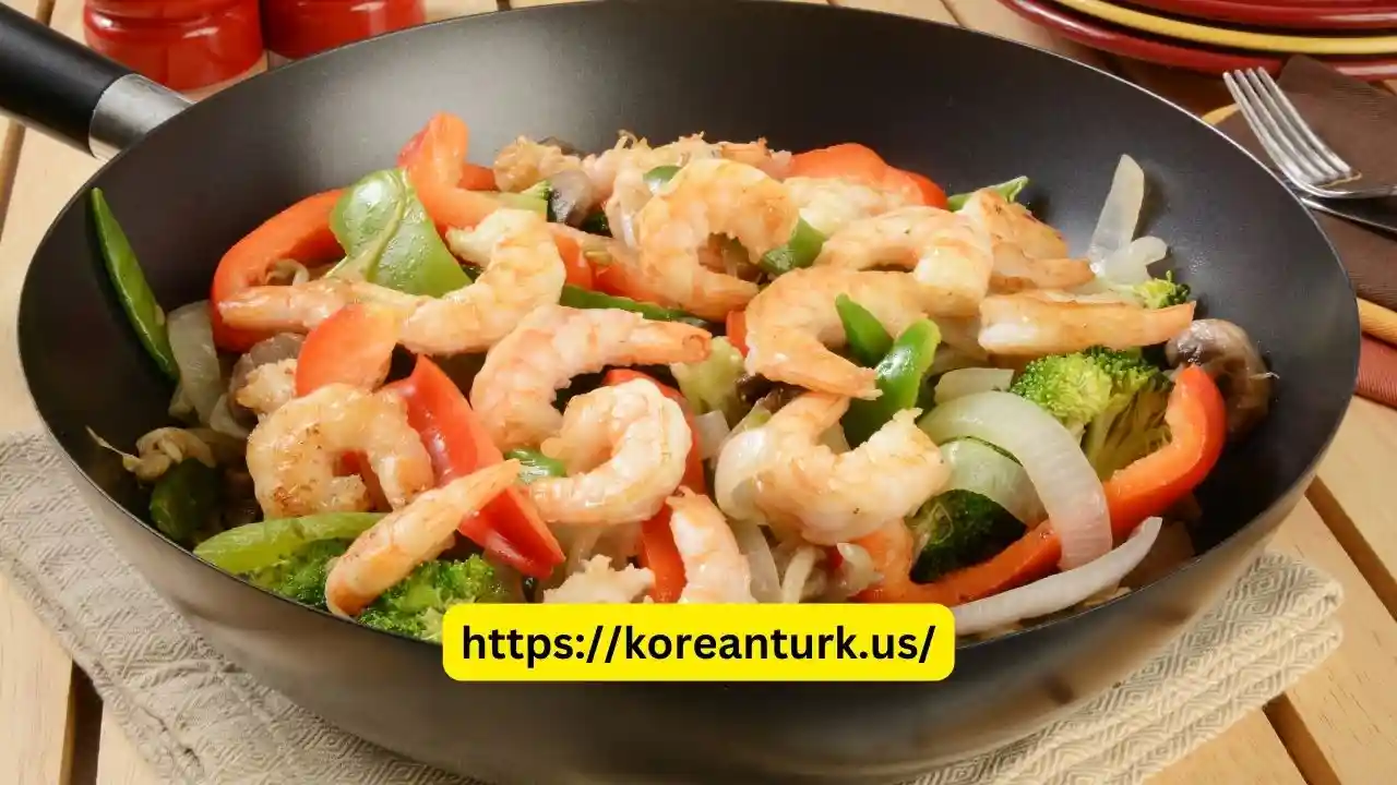 Stir-fry with Green Beans and Shrimp Recipe